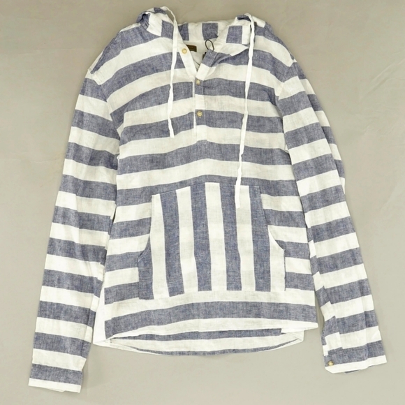 Zara Other - Zara Striped Hooded Pullover